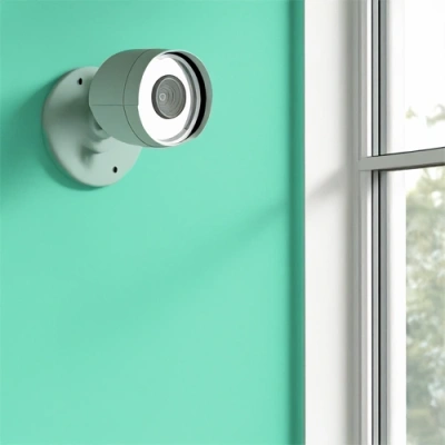 Harrisburg vivint camera facing a window